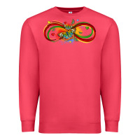 Cardinal butterfly infinity symbol autism Premium Sweatshirt - LillyAllenDesigns