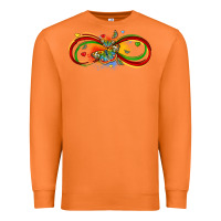 Carrot butterfly infinity symbol autism Premium Sweatshirt - LillyAllenDesigns