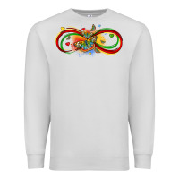 Dove Grey butterfly infinity symbol autism Premium Sweatshirt - LillyAllenDesigns