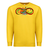 Lemon butterfly infinity symbol autism Premium Sweatshirt - LillyAllenDesigns
