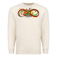 Sandshell butterfly infinity symbol autism Premium Sweatshirt - LillyAllenDesigns