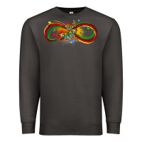 Smoke butterfly infinity symbol autism Premium Sweatshirt - LillyAllenDesigns