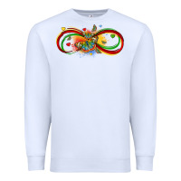 White butterfly infinity symbol autism Premium Sweatshirt - LillyAllenDesigns