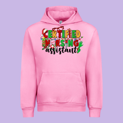 Certified Nursing Assistant Urban Hoodie Designed By Cowgirlartshop