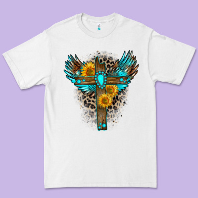 Gemstone Cross Premium Tee Designed By Zillion Design Studio