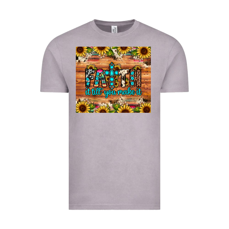 Faith It Till You Make It Vintage Tee by JahusDesignShop | Teevron