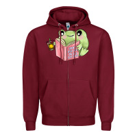 Burgundy dont bug me or ı will eat you Zipper Hoodie - MaliasSmallBusiness