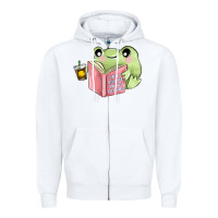 White dont bug me or ı will eat you Zipper Hoodie - MaliasSmallBusiness