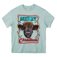 Arona Merry Christmas Calf Heavy Core Tee - RanaPortraitStore