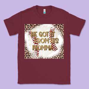 He Got It From His Momma Classic Tee Designed By Cowhidedigitalart