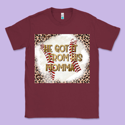 He Got It From His Momma Classic Tee Designed By Cowhidedigitalart