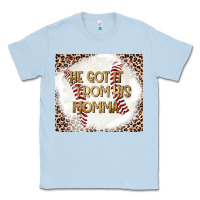Dusty Blue He Got it From his Momma Classic Tee - CowhideDigitalArt