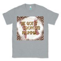 Heather Grey He Got it From his Momma Classic Tee - CowhideDigitalArt