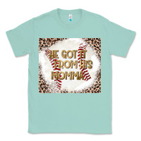 Seafoam He Got it From his Momma Classic Tee - CowhideDigitalArt