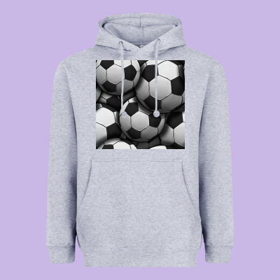 Soccer Seamless Pattern Heavyweight Hoodie Designed By Bundleandbundleshop