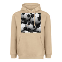 Mushroom soccer seamless pattern Heavyweight Hoodie - BundleAndBundleShop