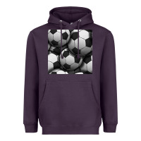 Plum soccer seamless pattern Heavyweight Hoodie - BundleAndBundleShop