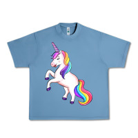 Pebble Blue unicorn Urban Heavy Tee - Artiststas
