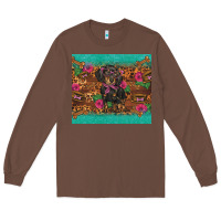 Chestnut dachshund Long Sleeve Tee - BarkalooDesign