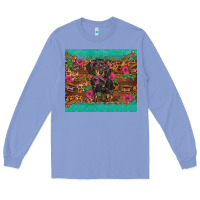 Colony Blue dachshund Long Sleeve Tee - BarkalooDesign