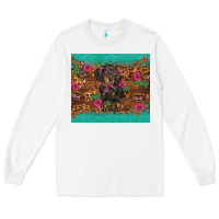 White dachshund Long Sleeve Tee - BarkalooDesign