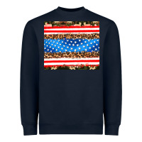 Navy usa camouflage american flag Heavyweight Sweatshirt - AdoDesignShop
