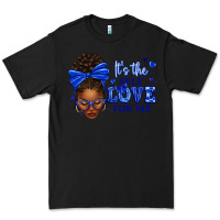 Black sorority colors it's the self love for me afro wom Premium Tee - texasbilliewilder