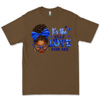 Cacao sorority colors it's the self love for me afro wom Premium Tee - texasbilliewilder