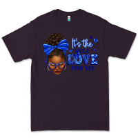 Plum sorority colors it's the self love for me afro wom Premium Tee - texasbilliewilder