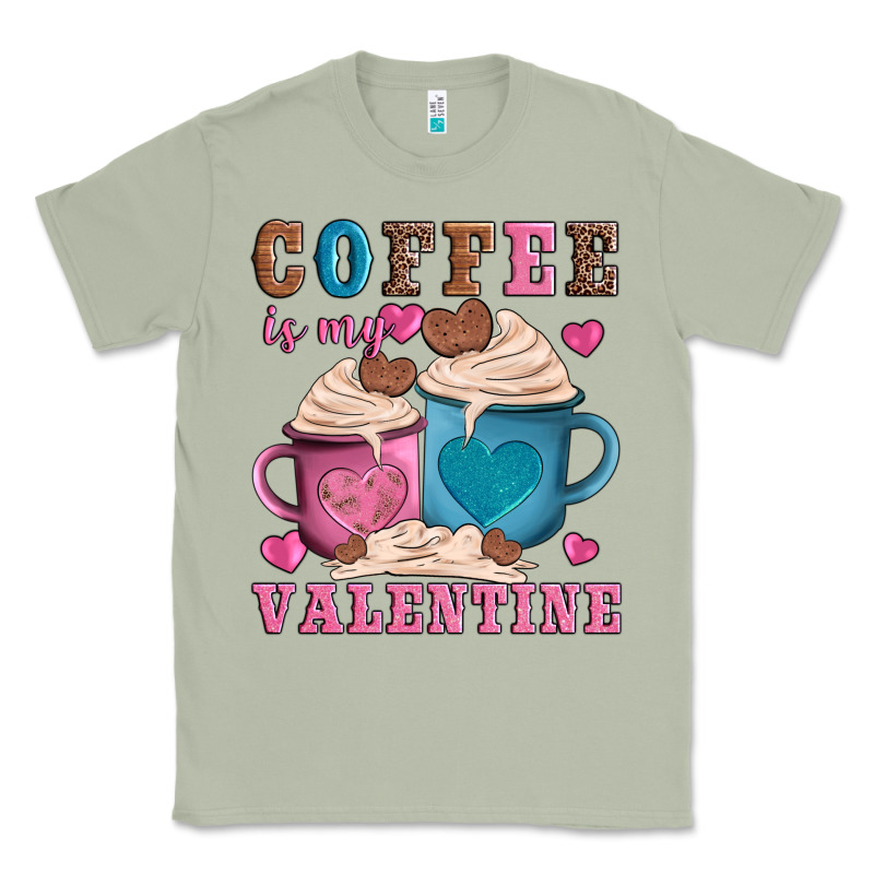 Valentines Day Coffe Is My Valentine Classic Tee by AdoDesignShop | Teevron