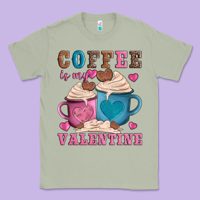 Valentines Day Coffe Is My Valentine Classic Tee Designed By Adodesignshop
