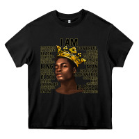 Black afro man black king i am Heavy Core Tee - texasbilliewilder