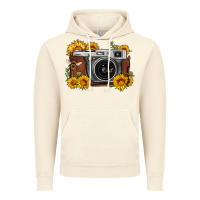 Vintage Artic sunflower bee vintage camera Vintage Hoodie - FaDigitalArtStudio