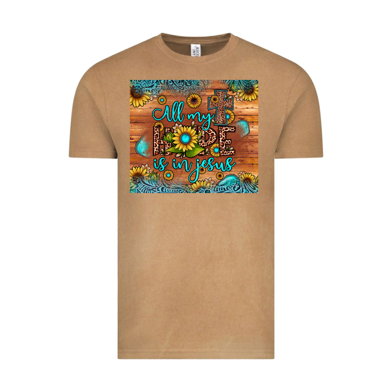 All My Hope Is In Jesus Vintage Tee by JahusDesignShop | Teevron