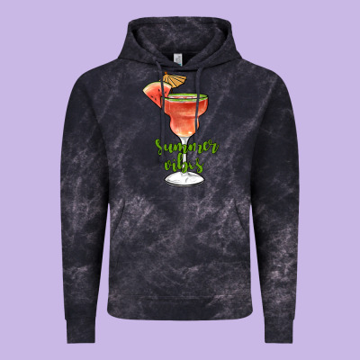 Summer Vibes Vintage Hoodie Designed By Jahusdesignshop