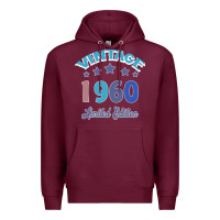 Burgundy Vintage 1960 Limited Edition Premium Hoodie - Bettercallsaul