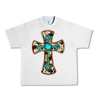 Lunar Rock cowhide gemstone  cross Urban Heavy Tee - JahusDesignShop
