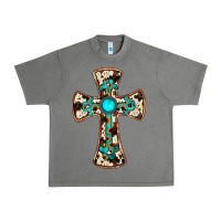 Tornado cowhide gemstone  cross Urban Heavy Tee - JahusDesignShop