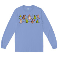 Colony Blue Christmas cakes Long Sleeve Tee - Jasminsmagicworld