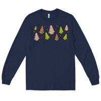 Navy Christmas cakes Long Sleeve Tee - Jasminsmagicworld