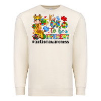 Sandshell it s ok to be different giraffe Premium Sweatshirt - LillyAllenDesigns