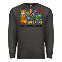 Smoke it s ok to be different giraffe Premium Sweatshirt - LillyAllenDesigns