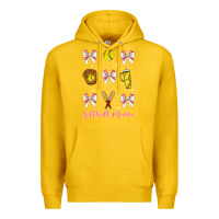 Lemon softball coquette bow Premium Hoodie - JahusDesignShop