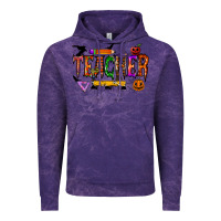 Cloud Purple teacher halloween Vintage Hoodie - RacoonDesign