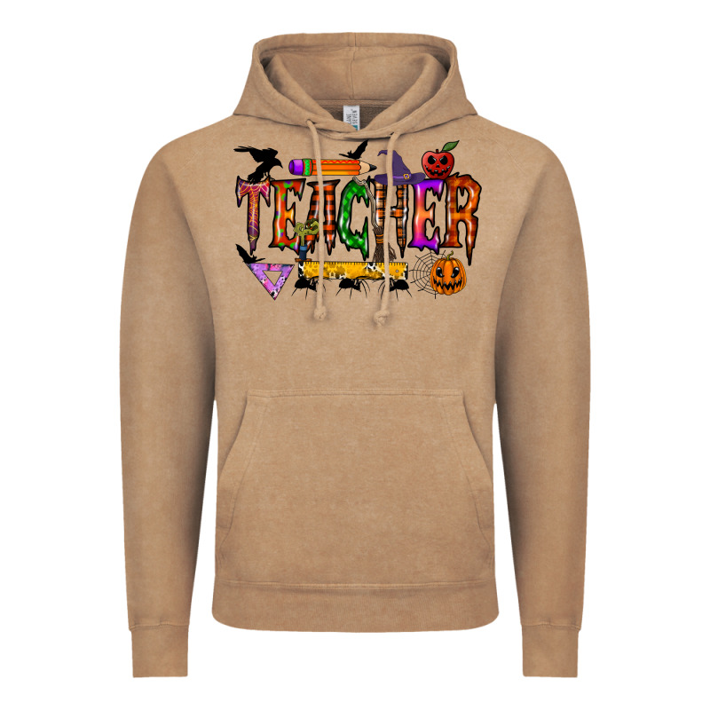 Teacher Halloween Vintage Hoodie by RacoonDesign | Teevron