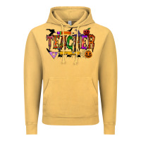 Vintage Mustard teacher halloween Vintage Hoodie - RacoonDesign