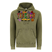 Vintage Olive teacher halloween Vintage Hoodie - RacoonDesign