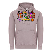 Vintage Zinc teacher halloween Vintage Hoodie - RacoonDesign