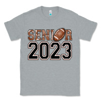 Heather Grey senior 2023 american football Classic Tee - AdoDesignShop