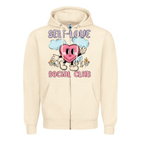 Sandshell self love social club Zipper Hoodie - MaliasSmallBusiness